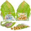 30Pcs Christmas Treat Bags, Elk Ziplock Goodie Bag, Resealable Xmas Tree Gift Bags, Elk Shaped Clear Cute Ziplock Bag For Candy,