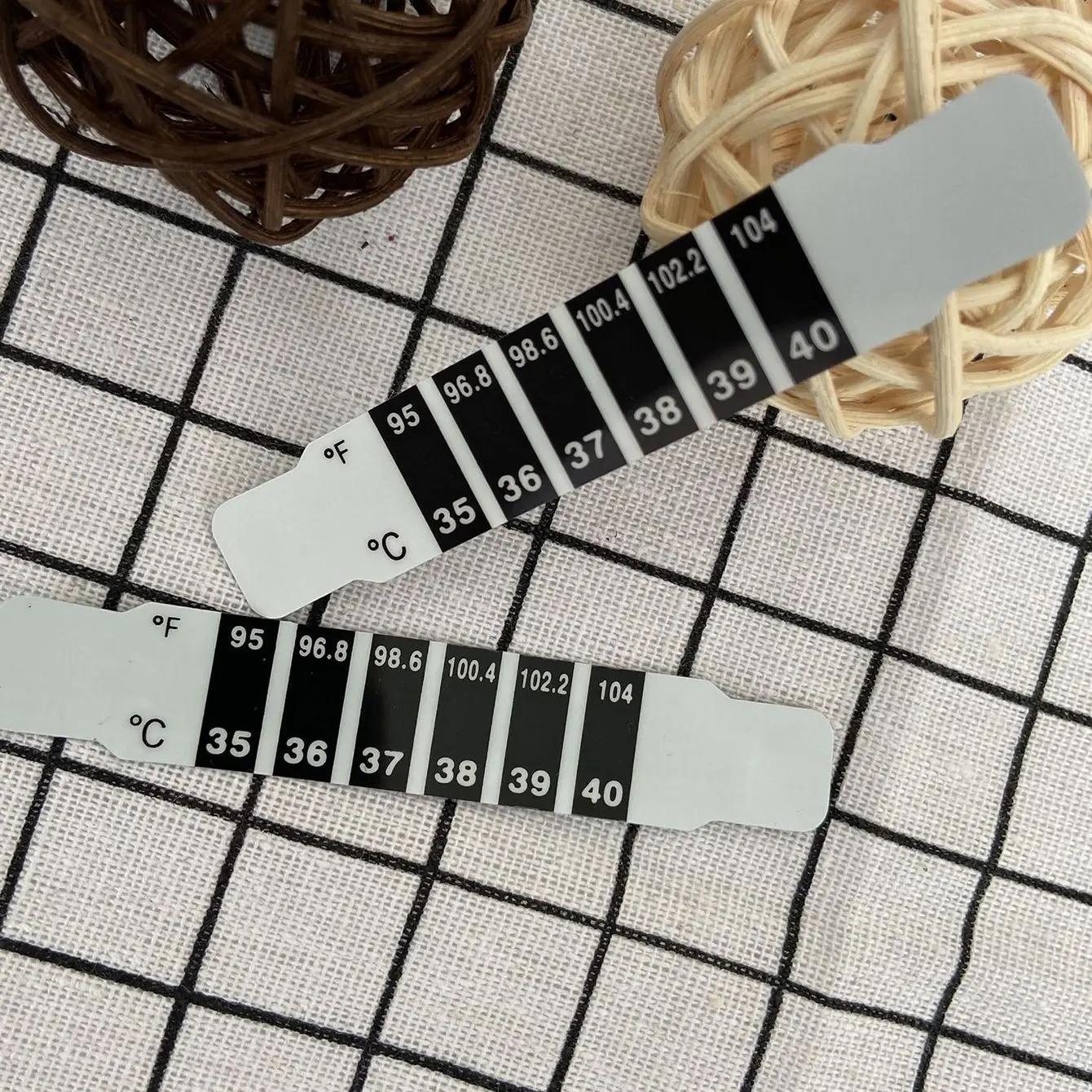 

5 шт. - Детский термопластырь, термопластырь для лба ребенка, меняющий цвет, ЖК-термопластырь белый