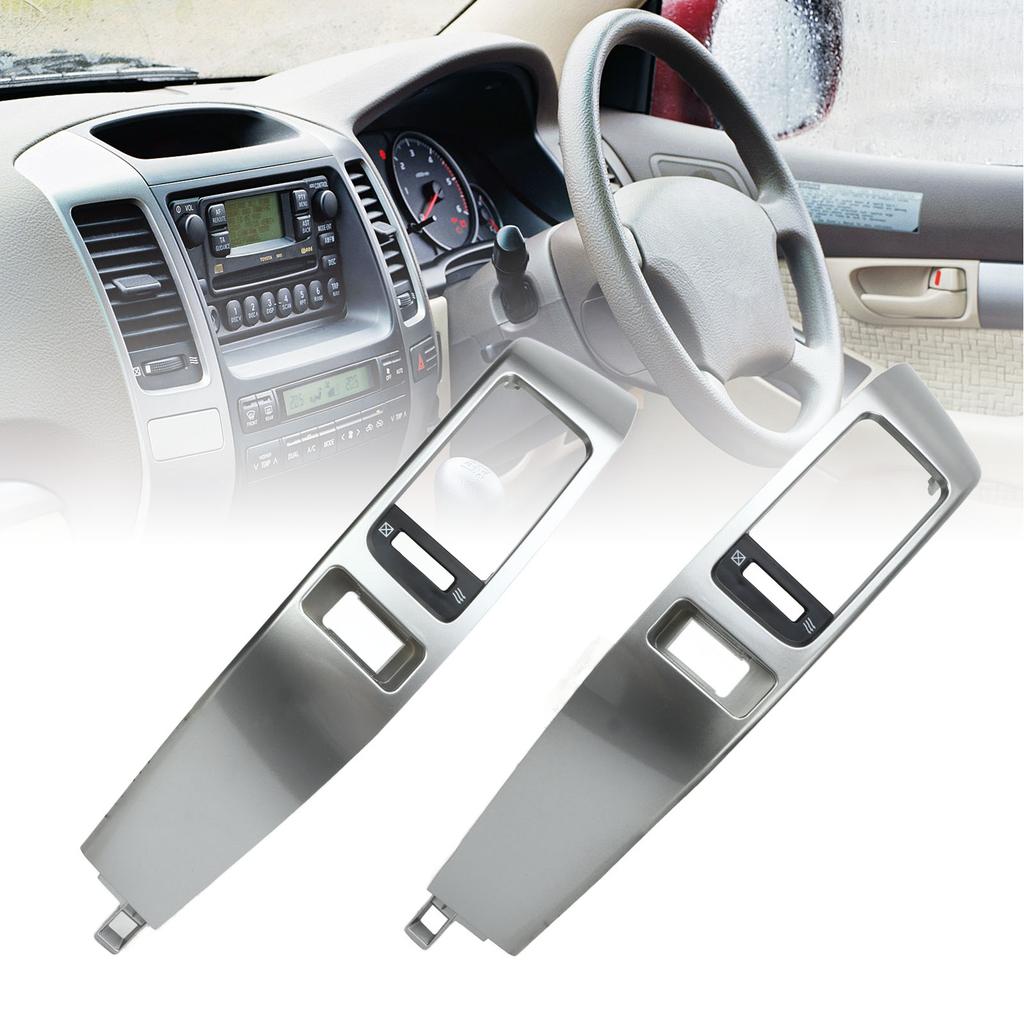 Dashboard Air Vent Panel Left Right Set 55474‑60040 55475‑60040 Replacement for Land Cruiser Prado 2003‑2009