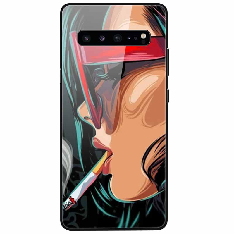 Tempered Glass Case For Samsung S10 / S 10 Plus / S10e Cover Luxury Hard Back Covers for Samsung Galaxy S10Plus S 10e Coque Cool