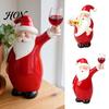 Festive Ornaments for Home Office Santa Claus Figurine, Resin Drinking Wine Statue, Collectible Cheerful Winter Decorations Windowsills Holiday