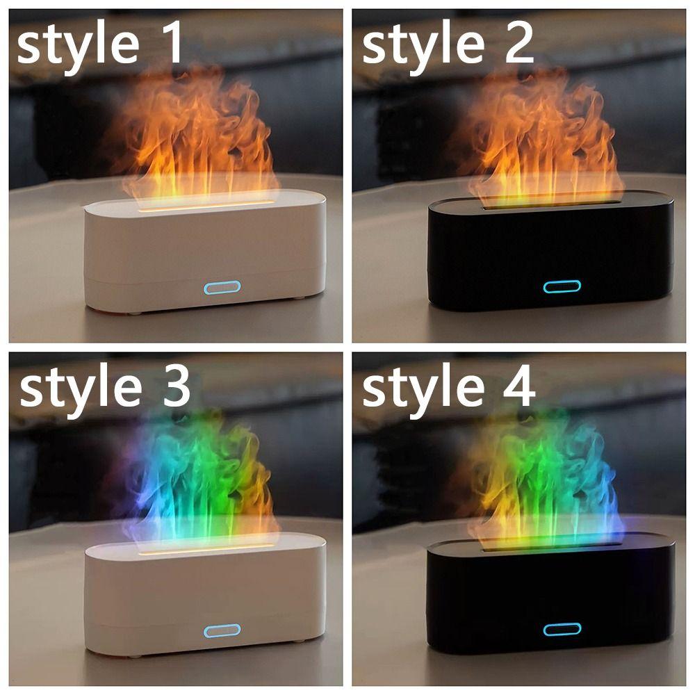 160mL Capacity Smart Aroma Diffuser RGB Flame Ultrasonic Mist Maker Aromatherapy