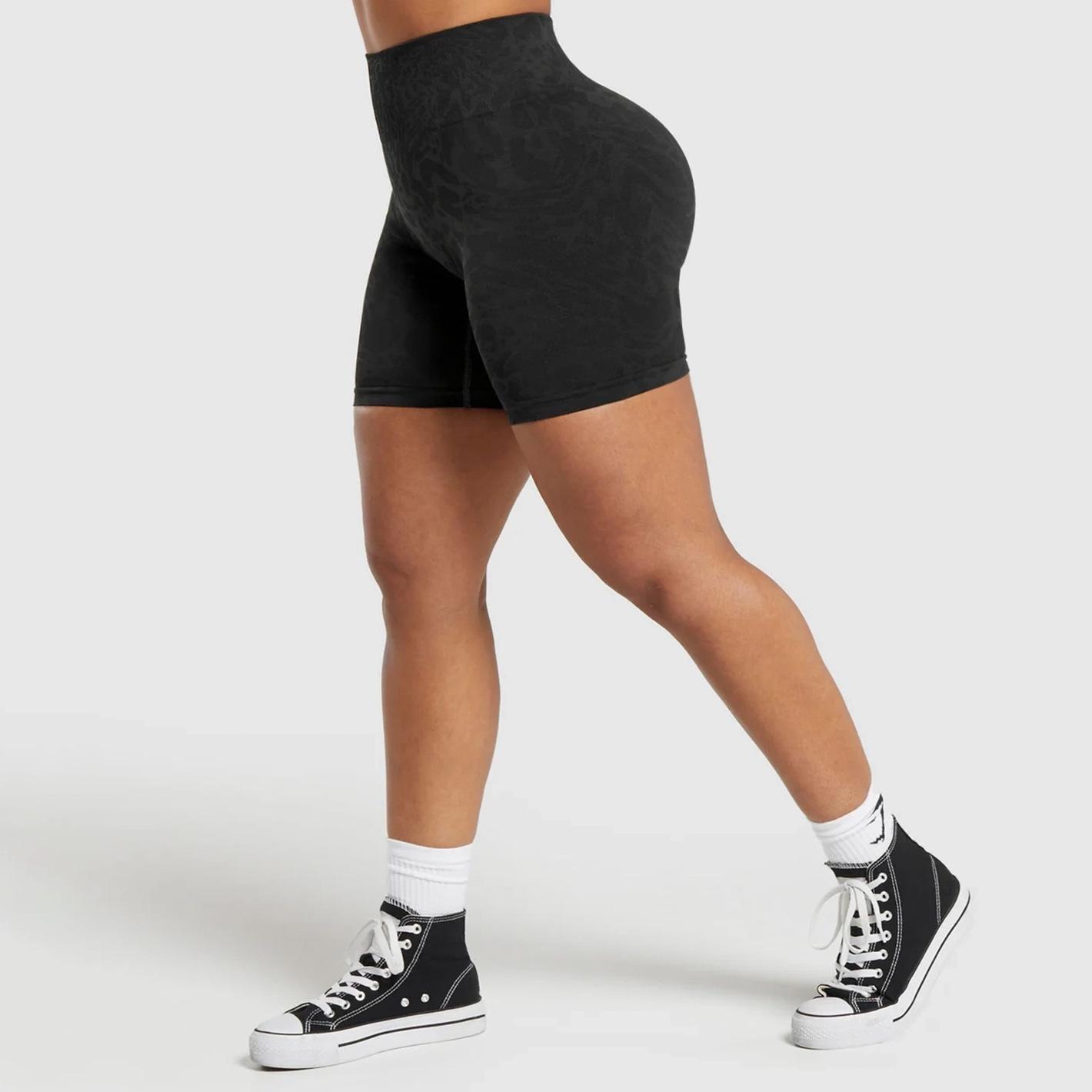 

Sports Shorts Breathable Yoga Pants Running Fitness Sports Fitness Yoga Shorts Outdoor XS чорний