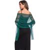 Chiffonschal im europäischen und amerikanischen Stil: Langer Sonnenschutzschal für Damen für Frühlings- & Sommerhochzeiten