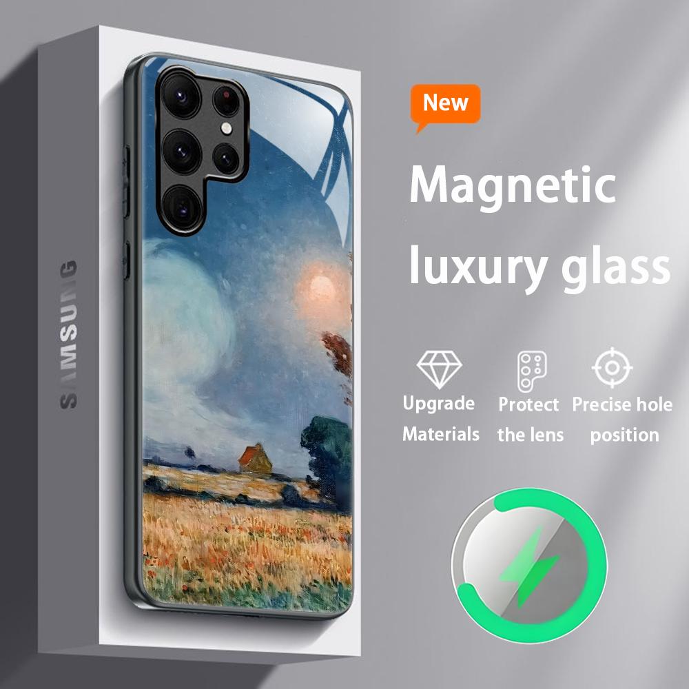 

Ferdinand Art Draw Cool Phone Case For Samsung S26 S25 S24 S23 S22 S21 S20 Plus Ultra Glass Magnetic Case Galaxy S25