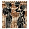 Modern African Ethnic Woman Sexy Girl Sunset Background Painting Shower Curtain By Ho Me Lili With Hooks Decoration Bathroom