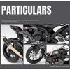 1/12 BMW S1000RR HP4 Race Alloy Top Luxury Sports Motorcycle Model Diecast Metal Road Racing Motorcycle Model Sound Light Kids Gifts