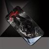 Black tiger eye pattern glass phone case suitable for Samsung Galaxy S26 S25 S24 S23 S22 S21 S20 FE/Ultra/Plus anti drop
