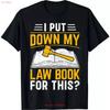 Advocate Law Student Lawyer I Put Down My Book For This T Shirt Vintage Soft Breathable Graphic Streetwear Comfortable