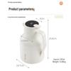 DSELO Smart Temperature Display Glass Lined Thermos Pot
