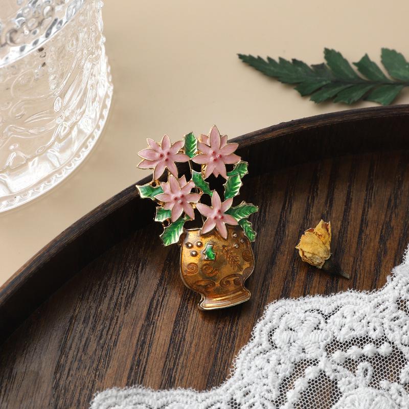 

Изысканные женские элегантные винтажные броши-значки с эмалью в виде цветка, сердца, кошки, винтажные классические аксессуары-булавки для свитера, пальто