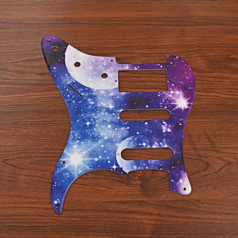3 Ply 11 Holes Guitar Bass Pickguard Scratch Plate Pick Guards for 4 String Standard Bass Guitar Musical Instrument Part