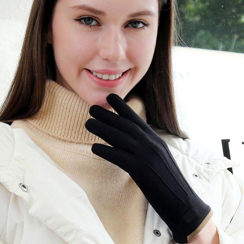 Cold Protection Windproof Touch Screen Gloves Warmer Mittens Women Gloves Cycling Gloves