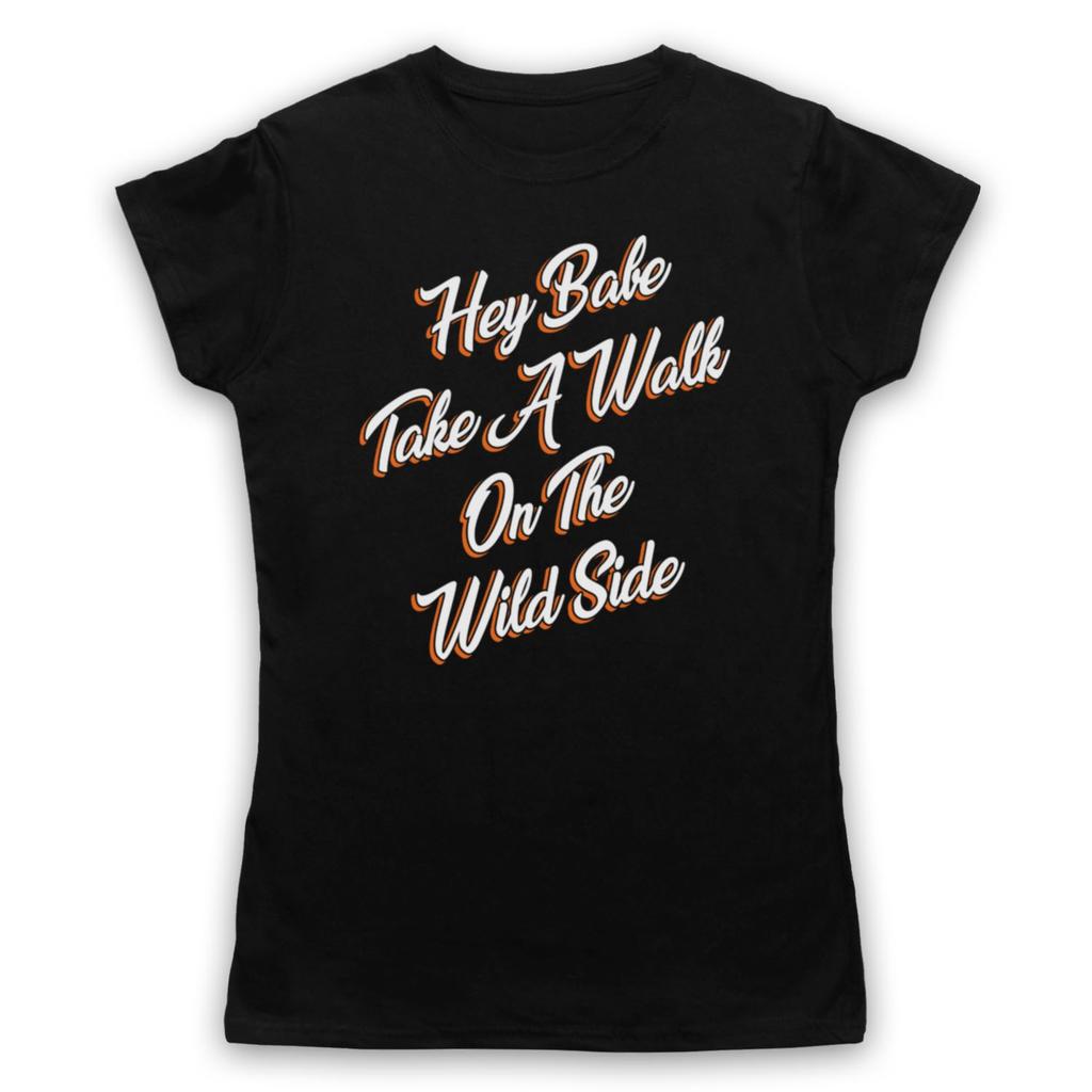Lou Reed Take A Walk On The Wild Side Hey Babe Velvet Womens T-Shirt S-2XL