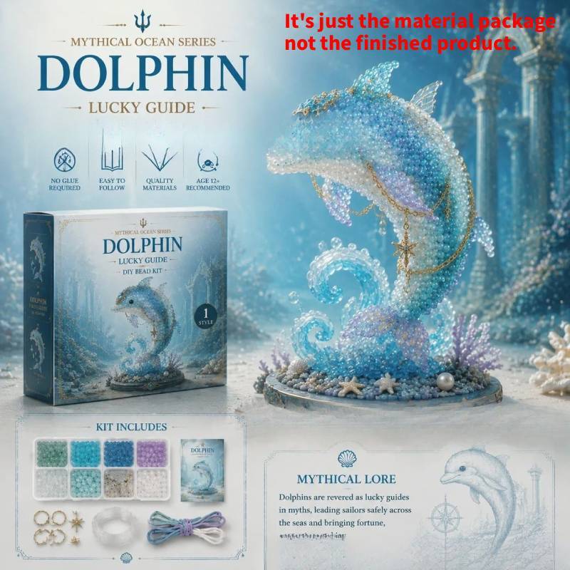 Kit Perline Mitiche dell'Oceano Con Creature Marine Fai-da-te Per Creazioni Creative e Idee Regalo