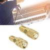 R410   adapter, refrigerant adapter, R22 1Celsius4 SAE male X 5Celsius16 SAE female, R410 5Celsius16 male X 1Celsius4 female with anti-slip desig