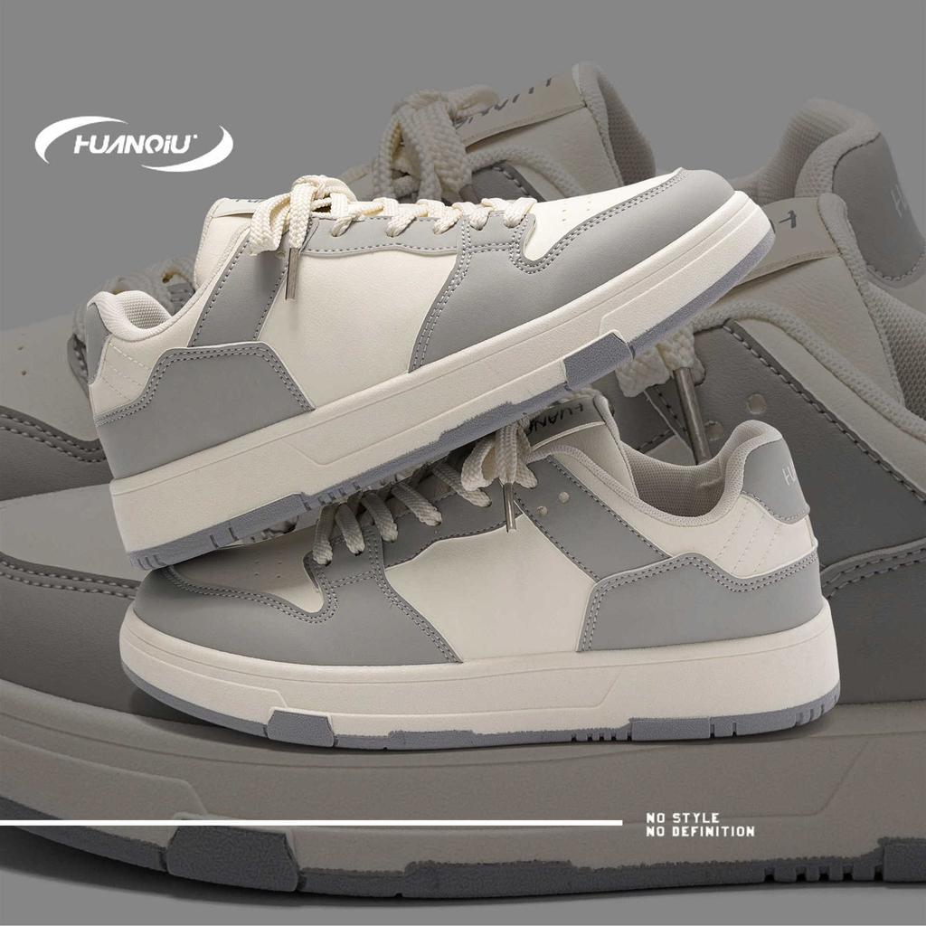 Global thick baseplate shoes men's spring men's versatile casual men's shoes fashion sports white shoes ZHQ5653-1