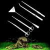 1Pcs Aquarium Live Plant Fish Tank Tools Suitable Aquarium Glass Cleaner Fish Tank Home Fish Jar Cleaning Tweezers Accessories