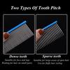 19/22cm Pettine per Toelettatura Animali con Gancio Curvo, Pettine per Rimuovere il Sottopelo e Texture Soffice, Addestratore di Animali Bellezza, Pettine con Denti Curvi