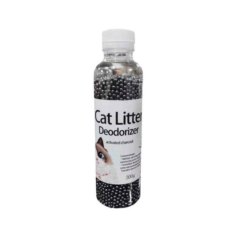 Deodorant Beads for Pets, Odour Removing Cat Litter Tray Deodorizer with Activated Carbon for Homes/Apartments