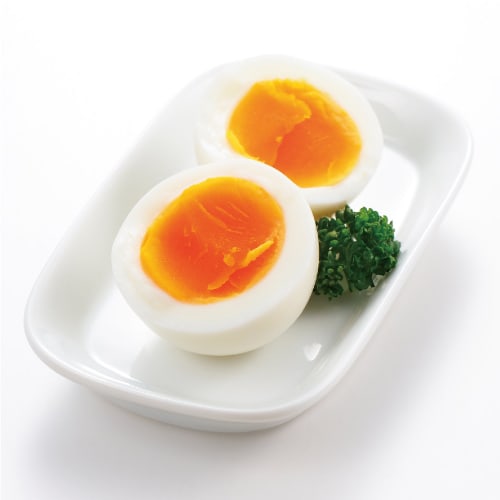 Wahei Freiz Akebono Sangyo Boiled Egg Container for 4 Approx. Width 18 X Depth 16.2 X Height 13.4 (cm) Made In Japan RE-279 Resin White