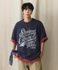 RUGGED HOUSE W.S.C 1945 Short Sleeve T-Shirt Navy