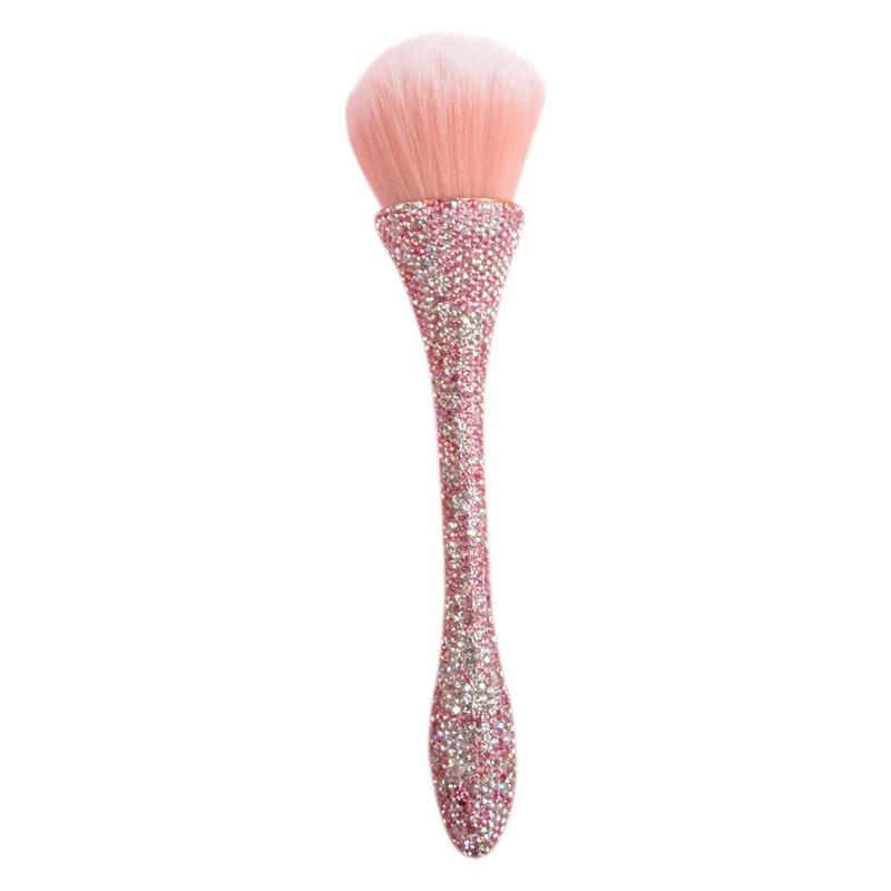 Štětec na make-up s diamantovou rukojetí Volný štětec na pudr štětec na tvářenku Profesionální štětec na make-up štětec na make-up na tvářenku Měkký kartáč na vlasy