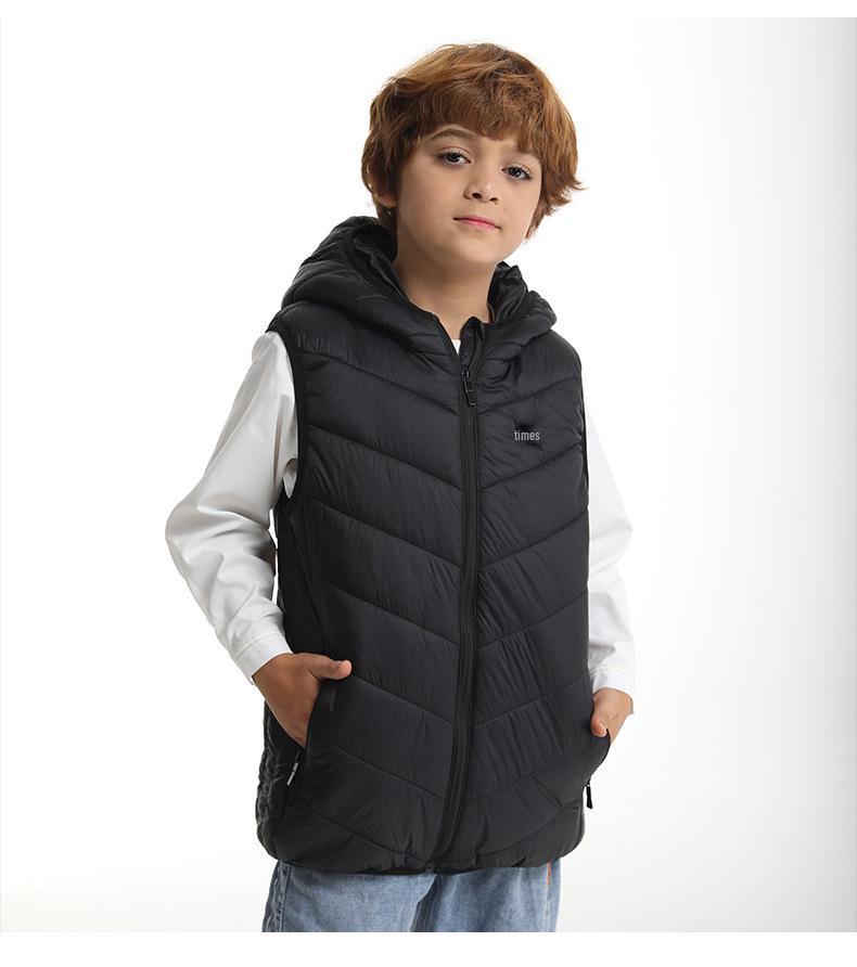 Children's USB Heated Winter Vest with Intelligent Temperature Control