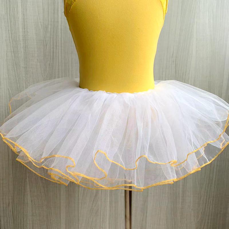 Новая детская юбка-пачка: Сетчатая пачка для балета и выступлений, а также для переодевания принцесс Extra Large (1.5-1.65m height)