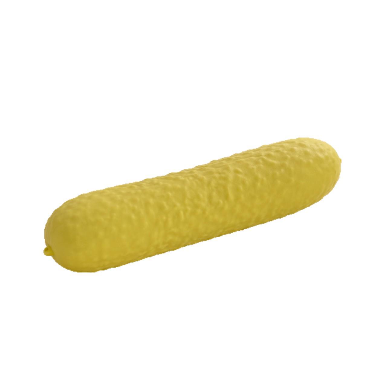 Sour Cucumber Stress Relief Squeeze Toy - Popular Simulated Decompression Toy 24*5 cm жёлтый