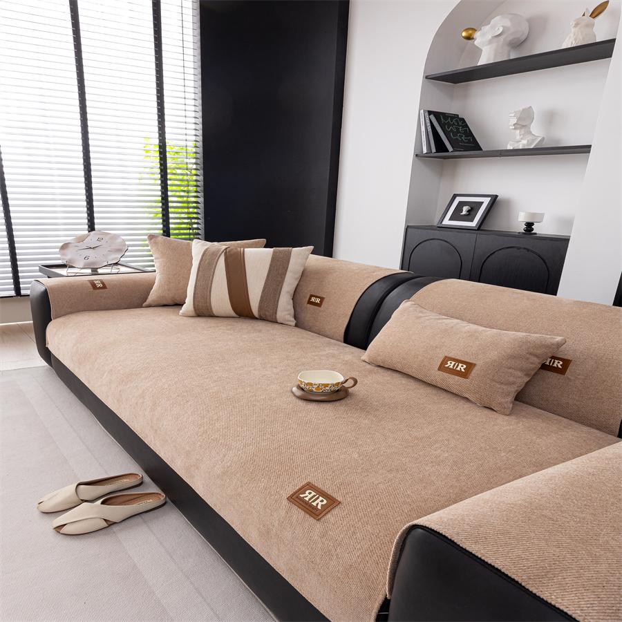 French New Waterproof Sofa Cushion For Four Seasons Universal High-End Sense Cushion Sofa Cover Cover Cloth Towel