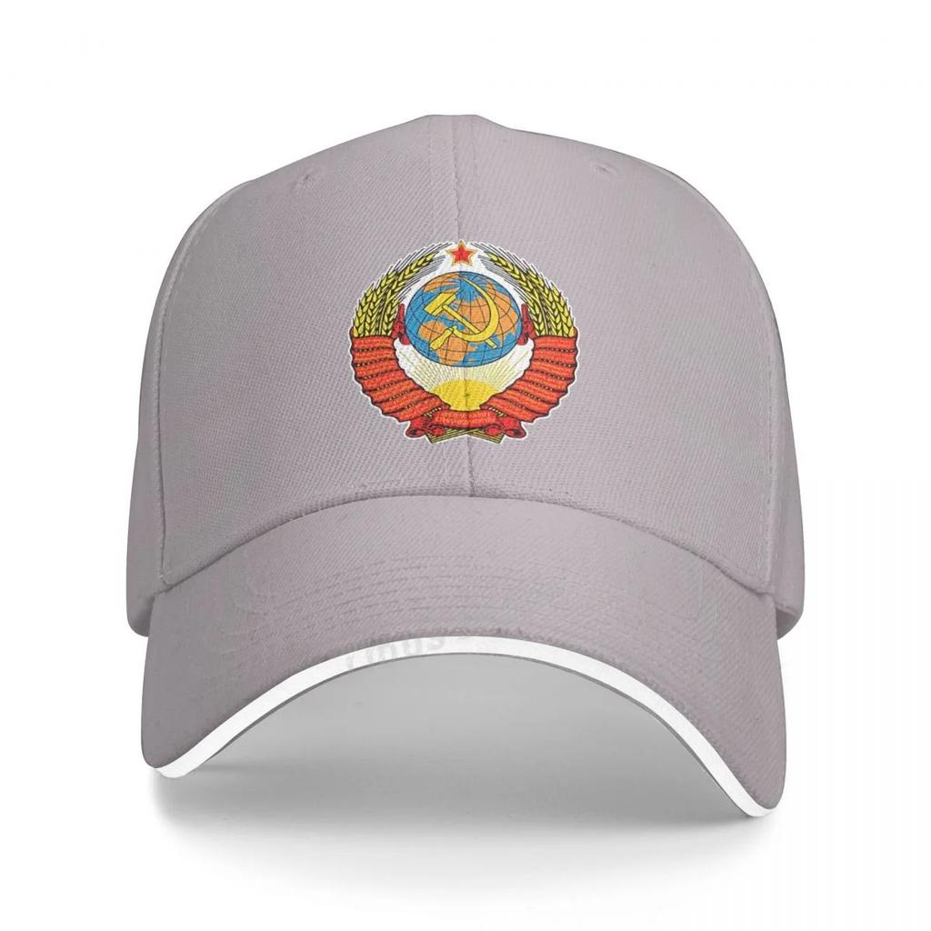 Soviet Emblem Hat Russia Ussr Flag Cap CCCP Print Baseball Cap Men Women USSR Soviet Union Man Bone Adjustable Snapback Hat