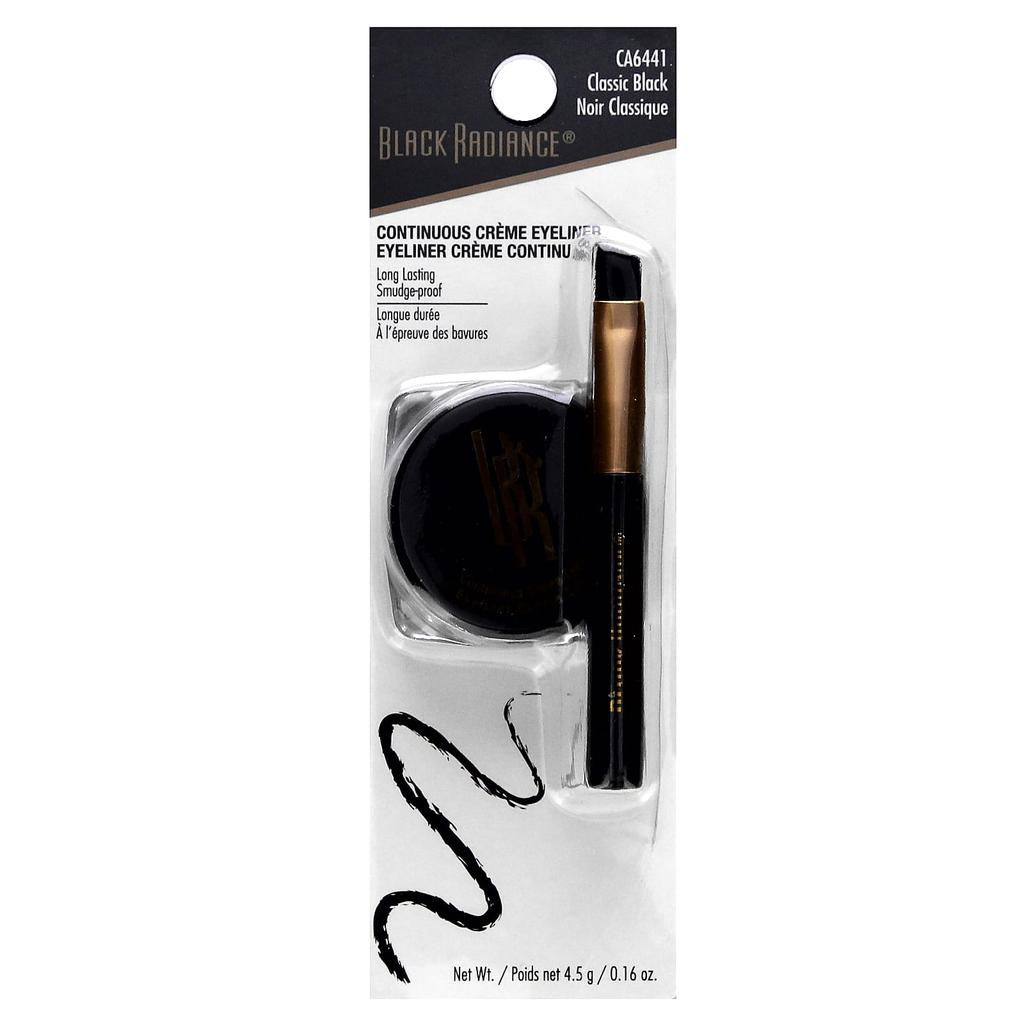 Continuous Cream Eyeliner, Ca6441 Classic Black, 4.5G(0.16Oz)