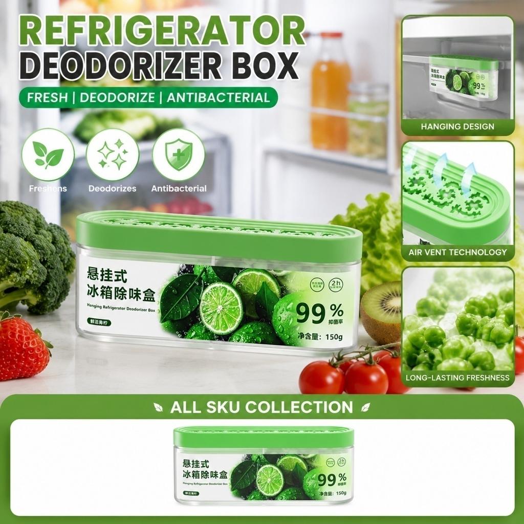 Refrigerator Box, Odor for Fridge, Freshening Home Kitchen Accessories