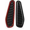 2pcs Carbon Fiber Style Car Air Flow Intake Decorative Scoop Bonnet Vent Hood Cover Universal