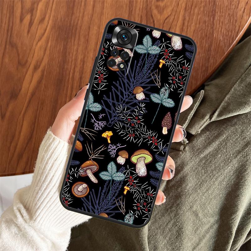 Mushroom Forest Case For Xiaomi Redmi Note 8 9 10 11 12 Pro Note 9S 10S 11S Redmi 10C 10A 9A 9C Back Cover