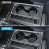 Cup Holder Insert for Ford F150 Accessories 2017-2021 for Ford Expedition Accessories 2018-2021 Center Console Coasters Liner Interior Silicone Cup