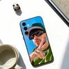 Bad Bunny Phone Case For Samsung Galaxy A73,A72,A71,A70,A53,A52,A51,Others Soft Black Cover
