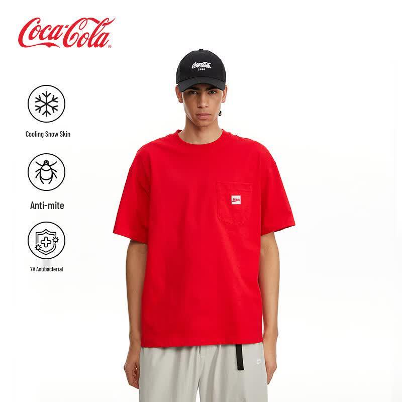 Coca-Cola Unisex Breathable Cotton T-Shirt S