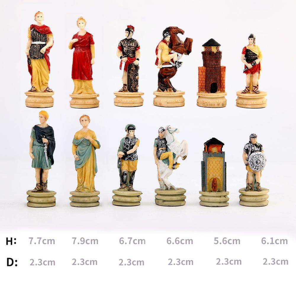 Luxury Chess With 3D Character Design, International Deluxe Chess Set For Chess Lovers And Collectors Puzzle Board Game Card Toy