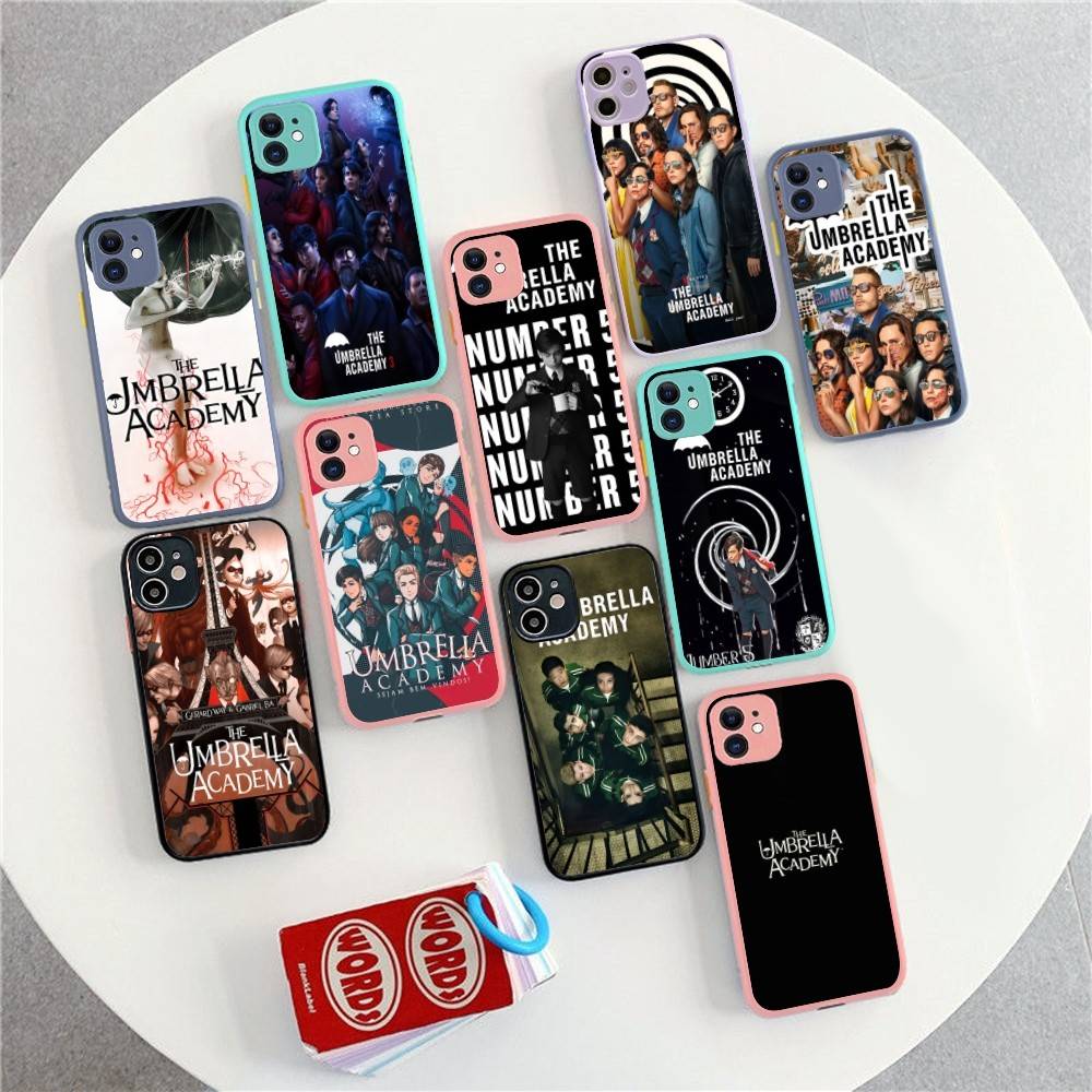 The Umbrella Academy Phone Case For IPhone 14 X XR XS 7 8 Plus 11 12 13 Pro MAX 13mini Matte Shockproof Case