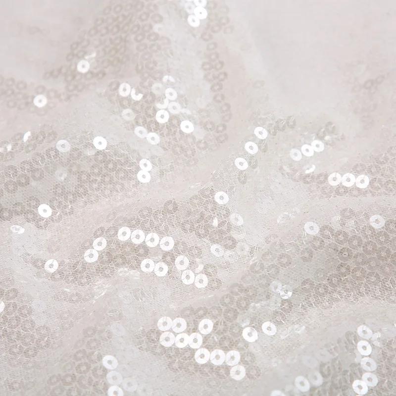 1/3/5yard 3mm Embroidered Flip Side Material Shiny Fish Scale Sequin Fabric for Clothing Performance Outfits Bag Shoe Fabric