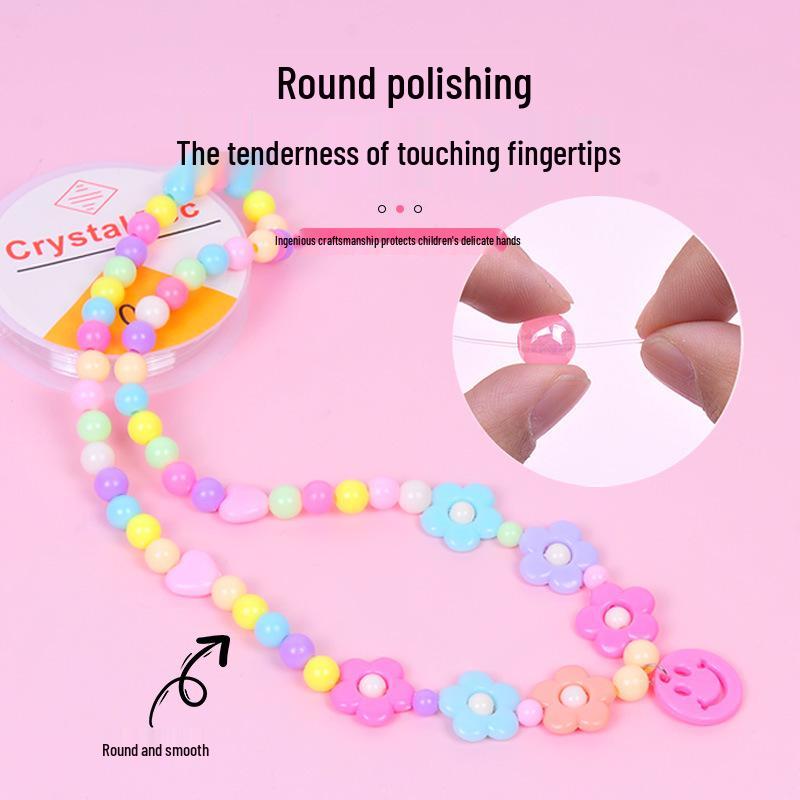 Kids' Handmade Bracelets DIY Gift Set for 8-Year-Old Girls - Beading Materials Included