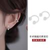 Ear hole medical titanium steel super flash earrings women's earbone nails men's new trendy titanium alloy earrings earrings earrings