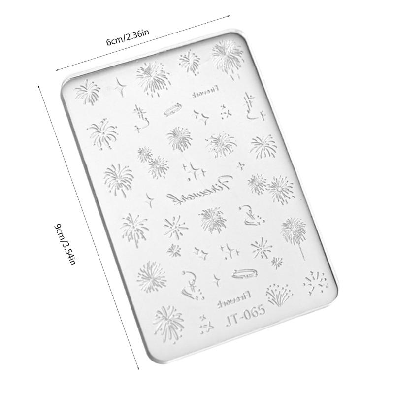 Crystal Silicone Nail Mold Nail Decors Molds Silicone Stamps Nail Decors Mould Nail Decors Stamping Tools for Nail Decor