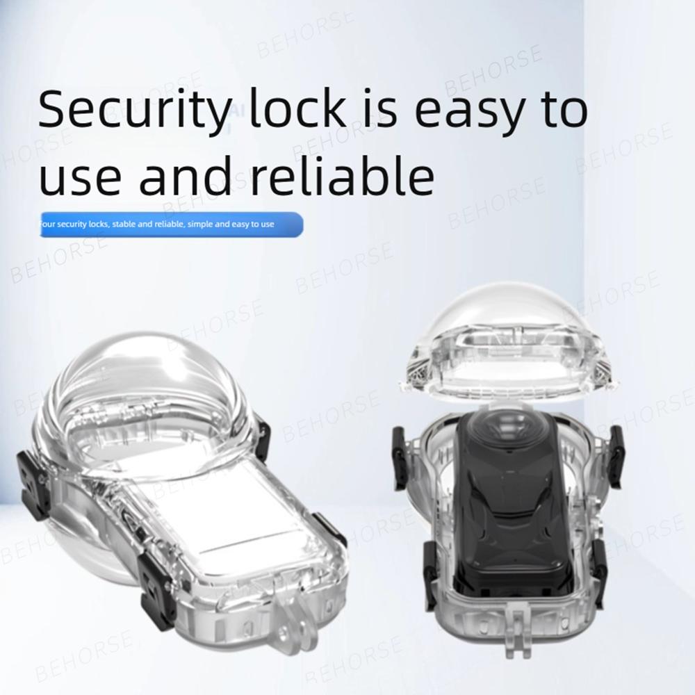 Waterproof Case For Insta360 X5 Dive Housings Case Underwater Protective Box For Insta360 X5 Panoramic Action Camera Accessories
