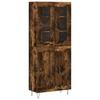 Highboard Smoked Oak 69.5 x 34 x 180 cm Particleboard
