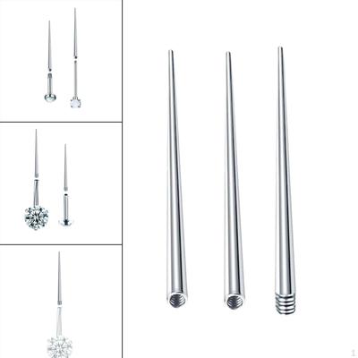 Stainless Steel Threaded Taper for Ear Piercing Jewelry Tool