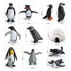 Miniatur-Pinguin-Modellset, PVC-Sammelfiguren für arktische Dekoration