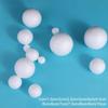 Home Decoration Mini Foam Balls Polystyrene Round Christmas Balls White Christmas Ornaments Holiday